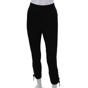 Rag & Bone Womens High Rise Slim Lace Up Leg Dress Pant Trousers Black Size 4